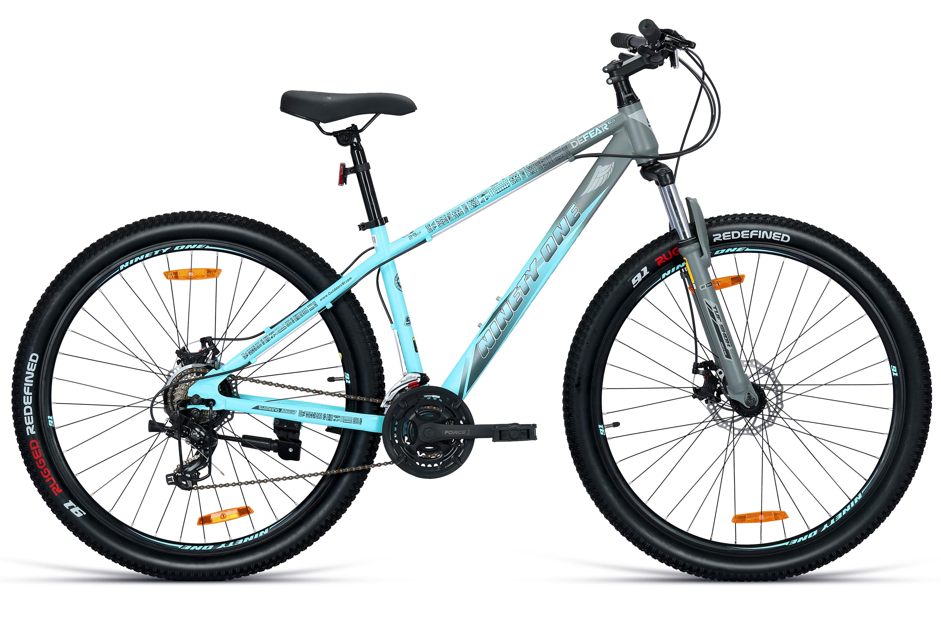 Top Selling Mountain Bikes - Defeatr Pro 29T New Edition Gray Blue at Rs. 19699 by Ninety One Cycle