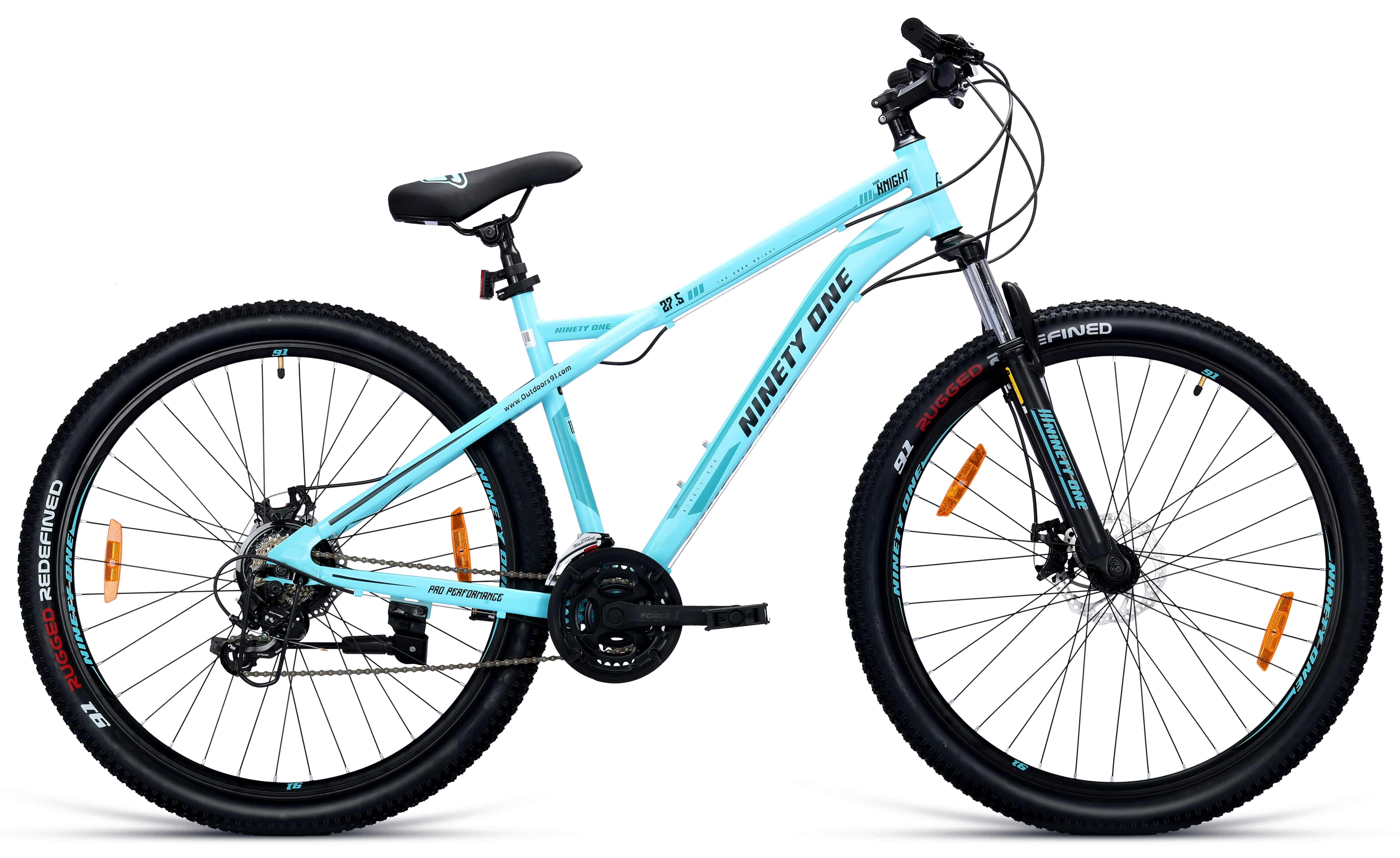 Top Selling Mountain Bikes - Dark Knight 27 5T MultiSpeed Black Blue at Rs. 18999 by Ninety One Cycle