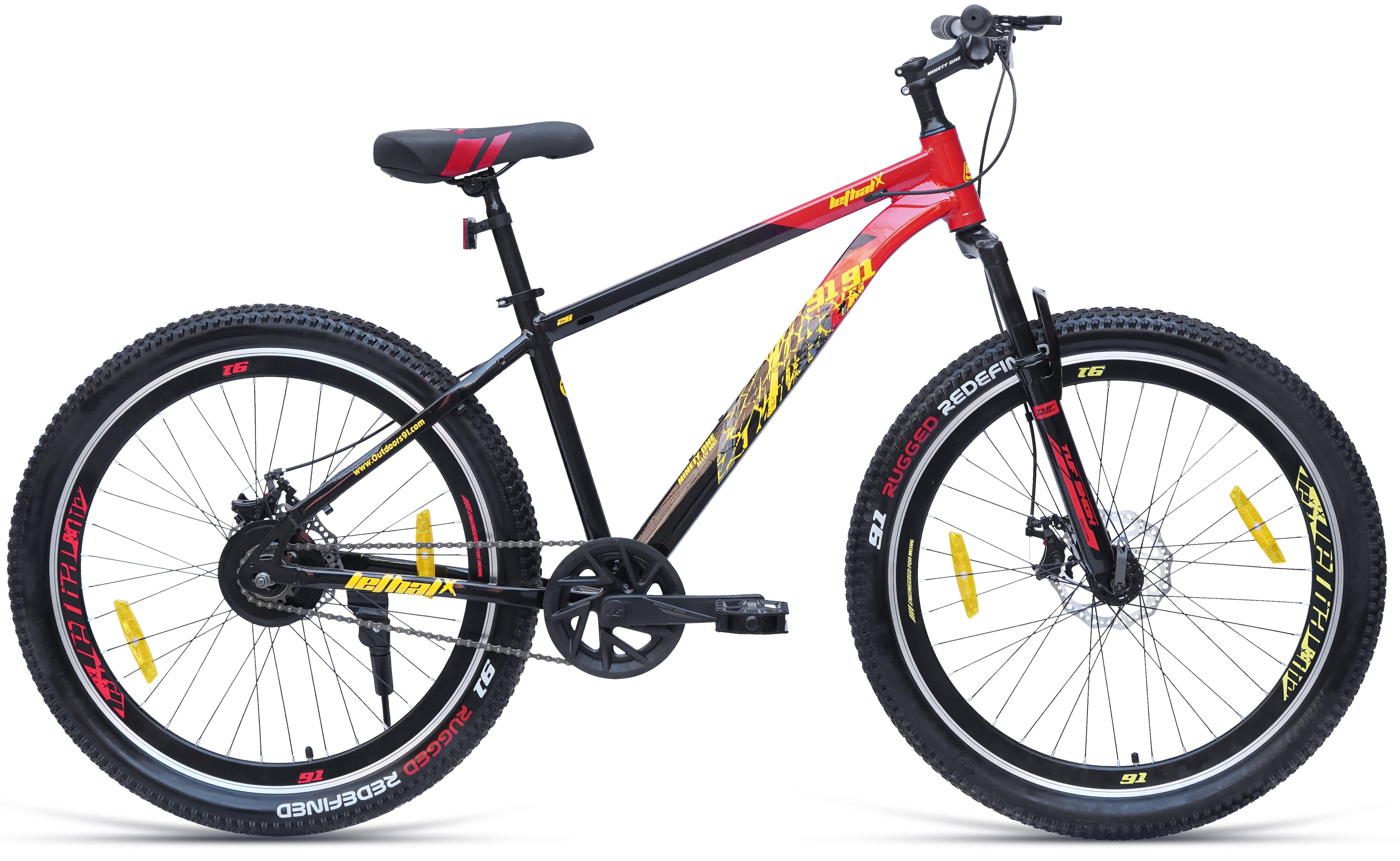 Lethal X 26T Single Speed (Black Red) image 1