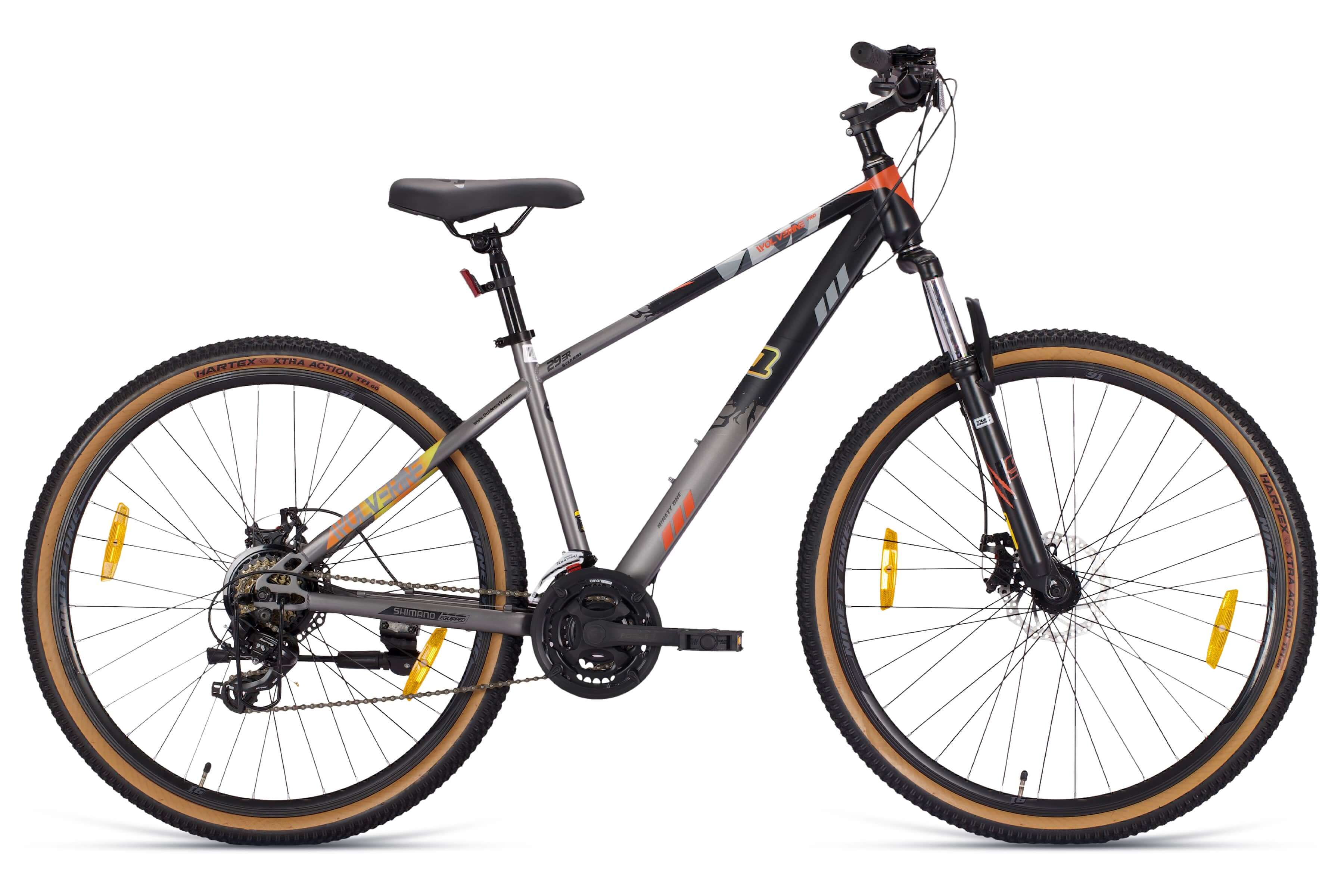 Top Selling Mountain Bikes - Wolverine Pro 29T MultiSpeed Black Grey at Rs. 18199 by Ninety One Cycle